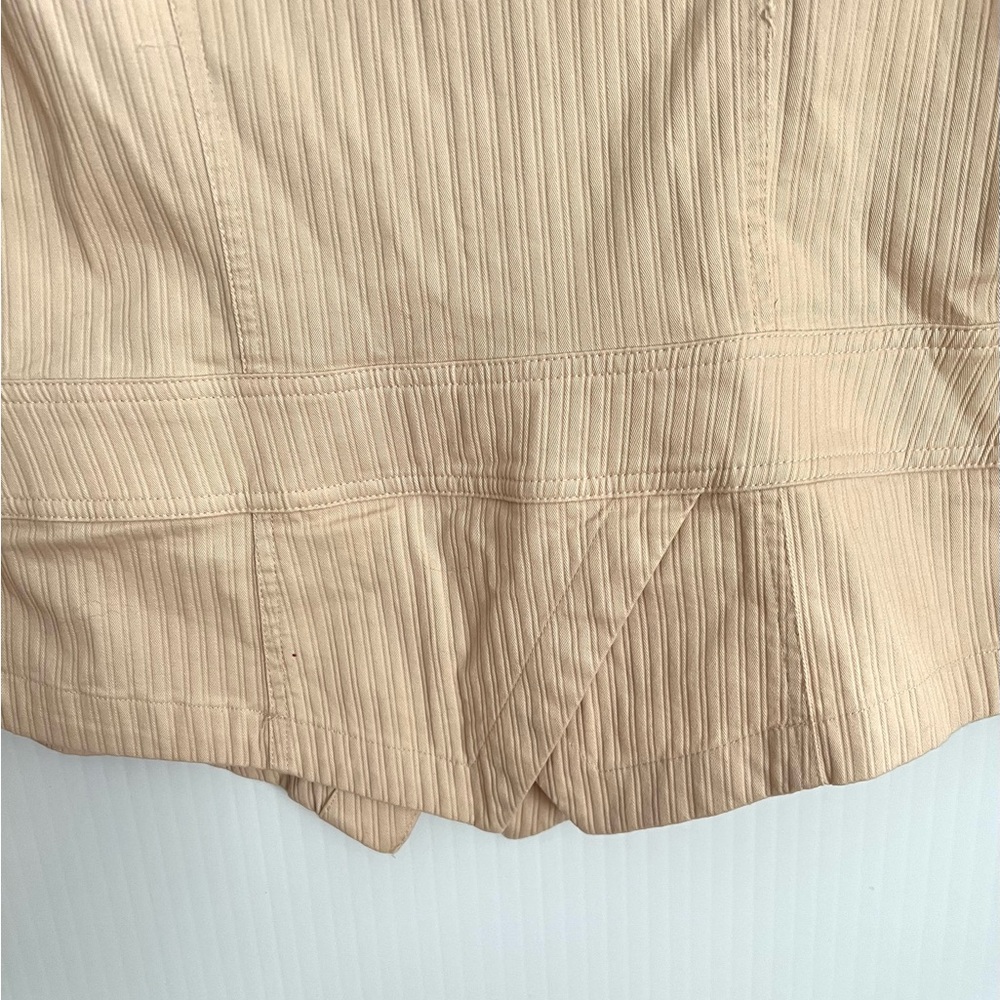 Coldwater Creek Jacket Blazer Women’s Size 10 Beige Button GUC - Picture 9 of 9